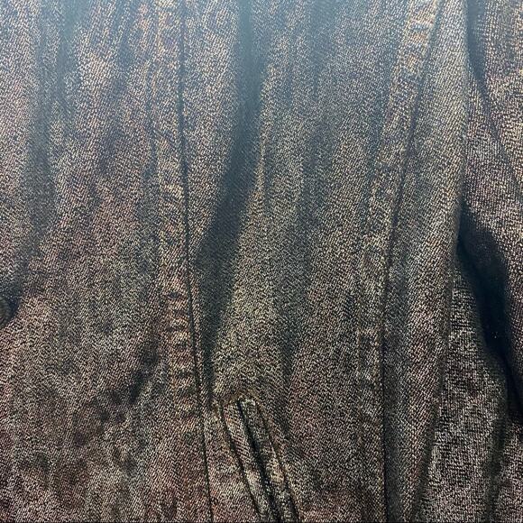 Peck & Peck Weekend, Size 4, Metallic Browns and Mauves, Animal Print Shiny - Picture 6 of 15